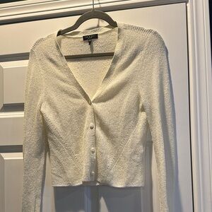Rag & Bone Elegant Cream Cardigan Sweater. Size Small/P